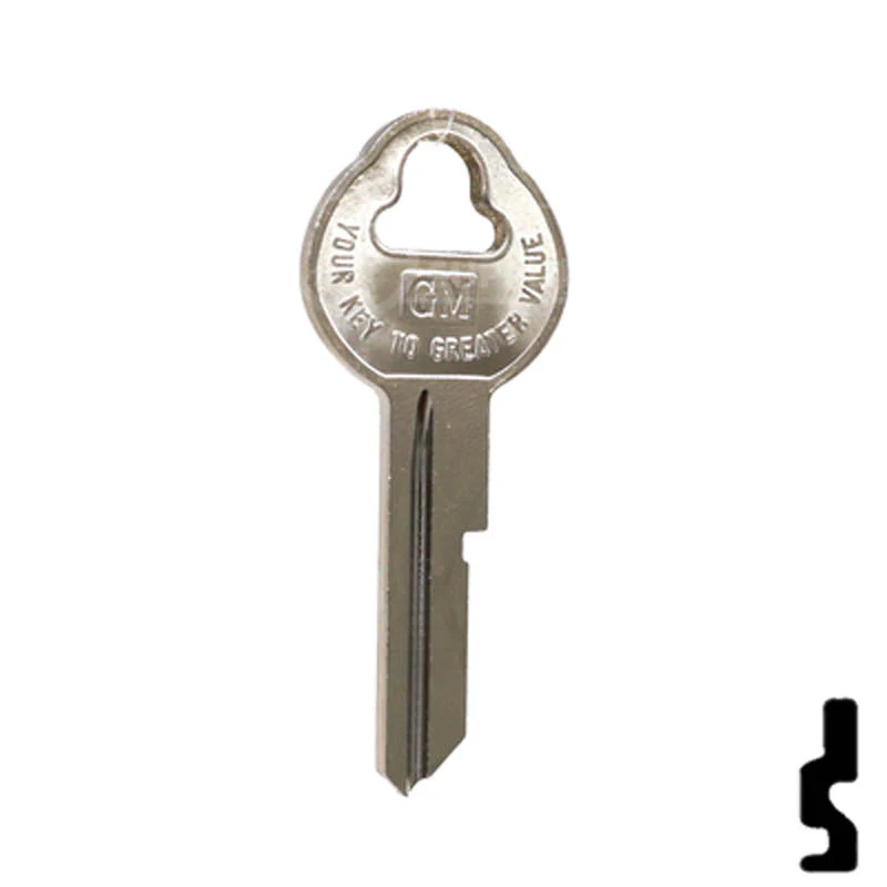 Uncut Key Blank | 32319 | GM OEM Secondary Key - Image 3