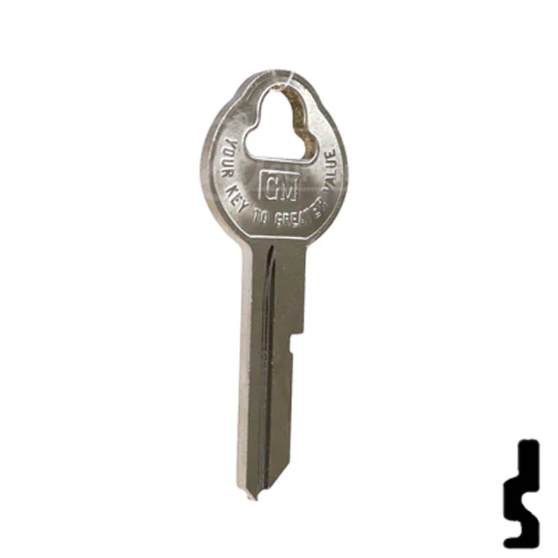 Uncut Key Blank | 32319 | GM OEM Secondary Key - Image 4