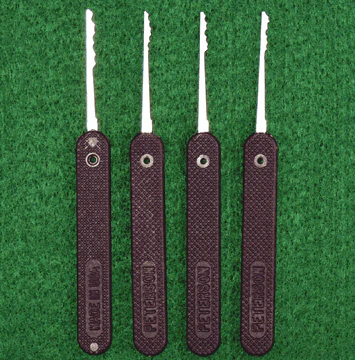 4 Piece GSP City Series Lock Pick Set - Image 2
