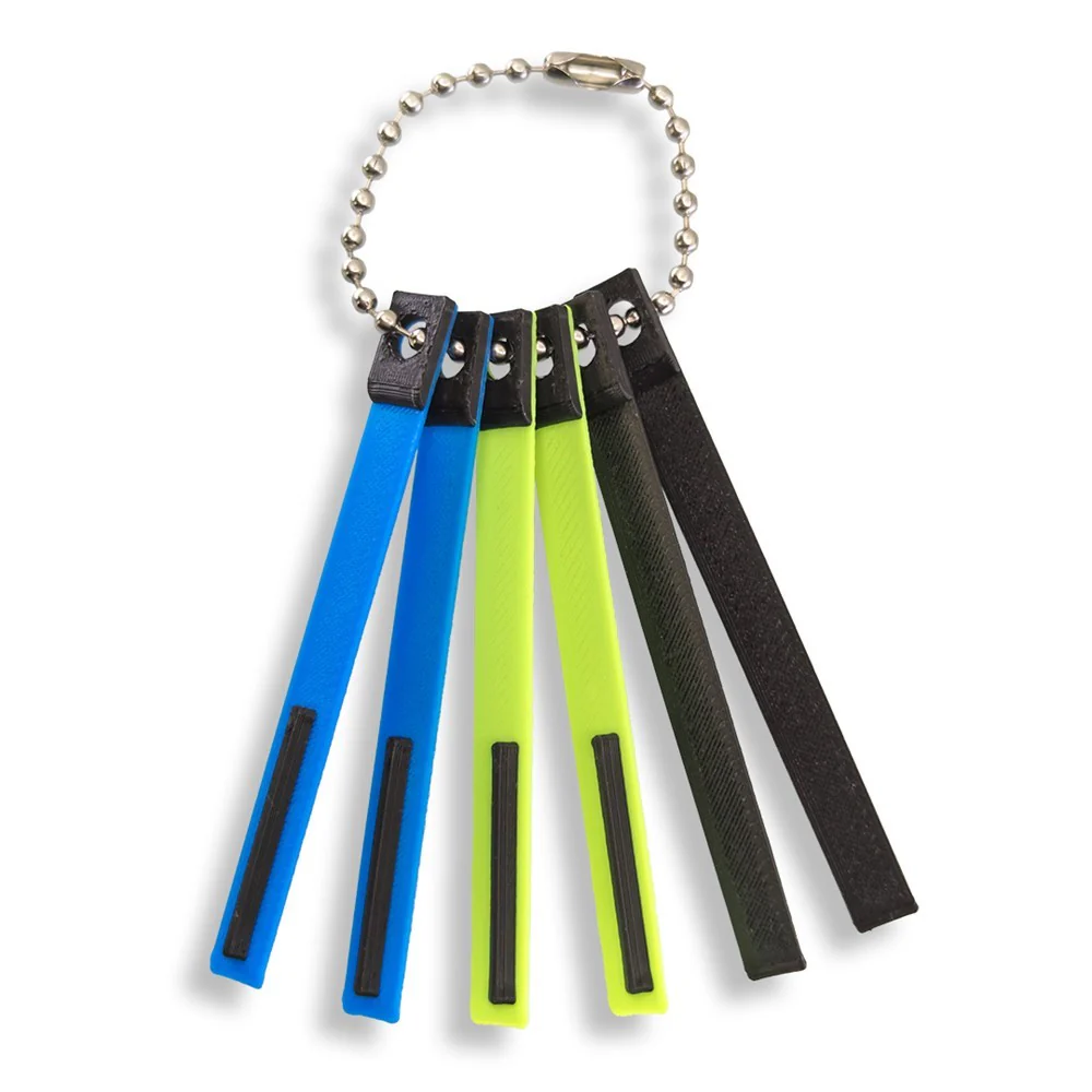 6-Piece Commercial Key Shim Set for Triton, Black Widow & Blitz Key Machines