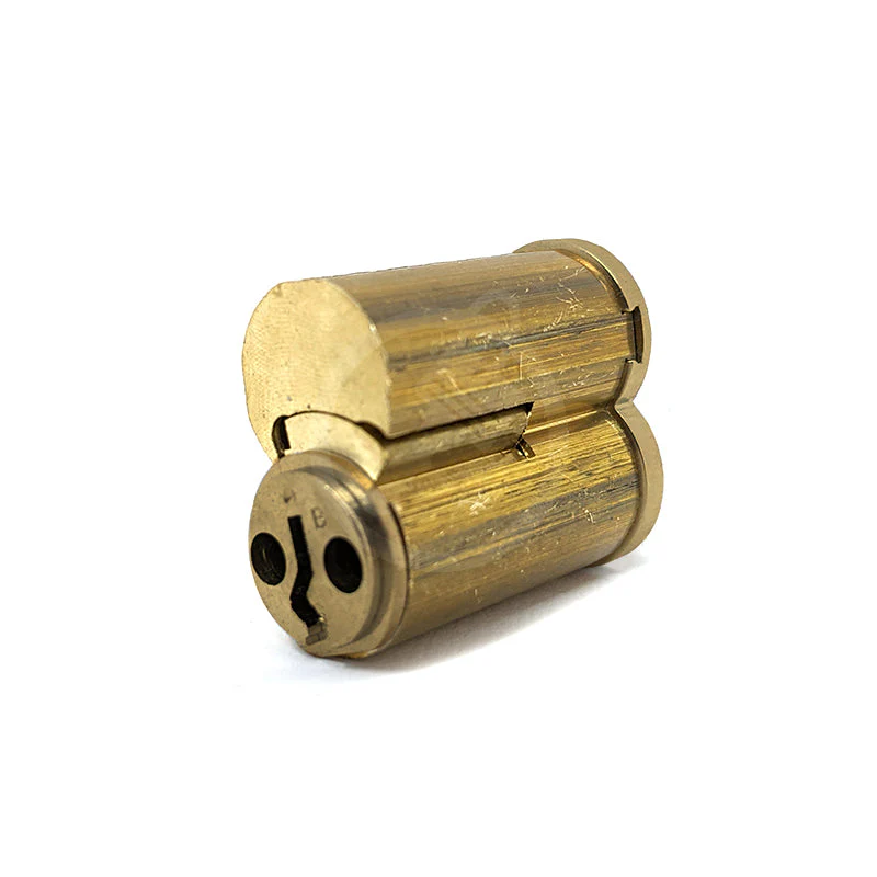 6 Pin IC Core "B" Keyway (Satin Brass) - Image 2
