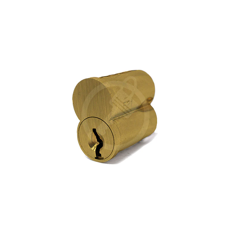 6 Pin IC Core "C" Keyway (Satin Brass)