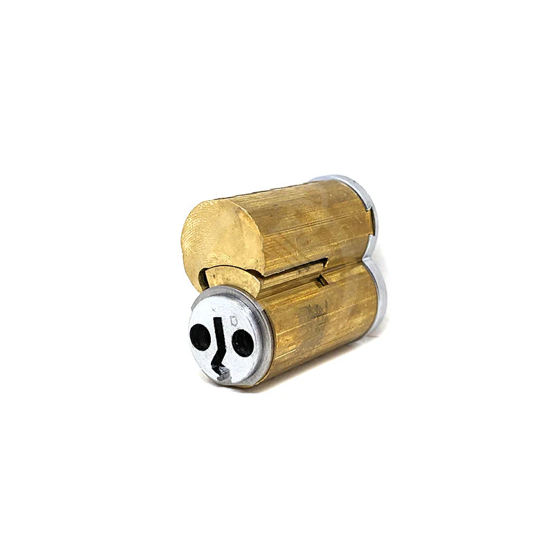 6 Pin IC Core "D" Keyway (Satin Chrome) - Image 2