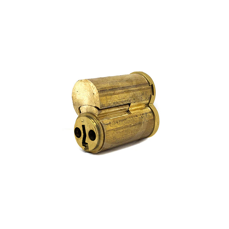 6 Pin IC Core "G" Keyway (Satin Brass) - Image 2
