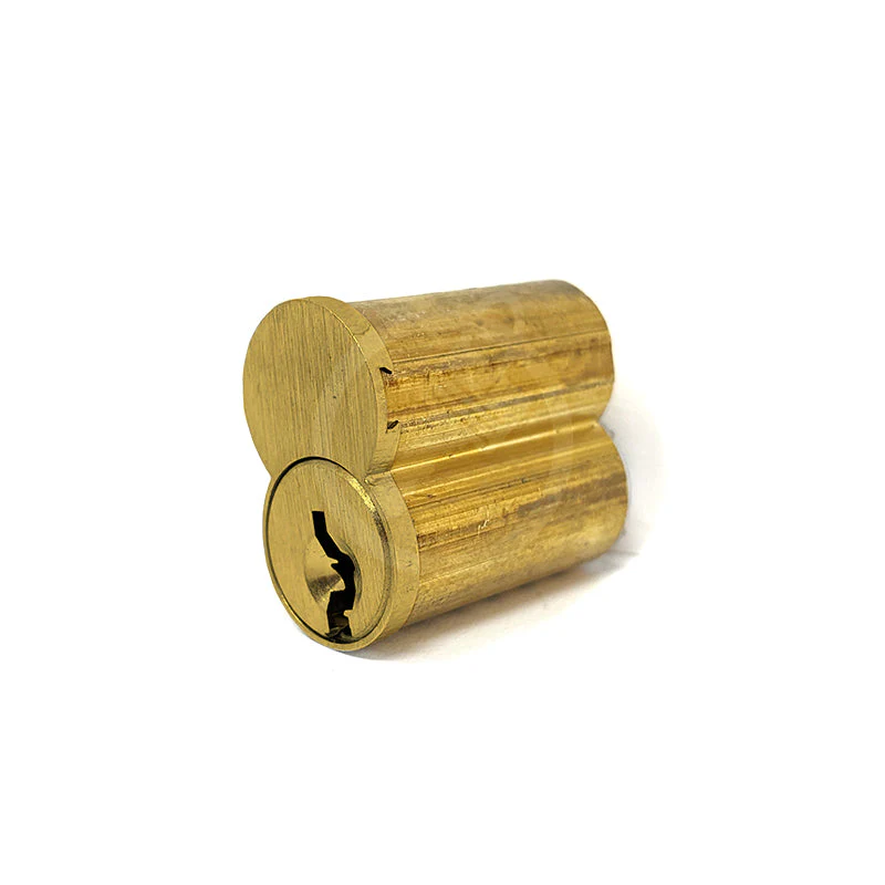 6 Pin IC Core "J" Keyway (Satin Brass)