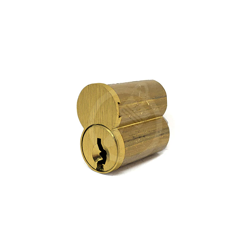 6 Pin IC Core "L" Keyway (Satin Brass)