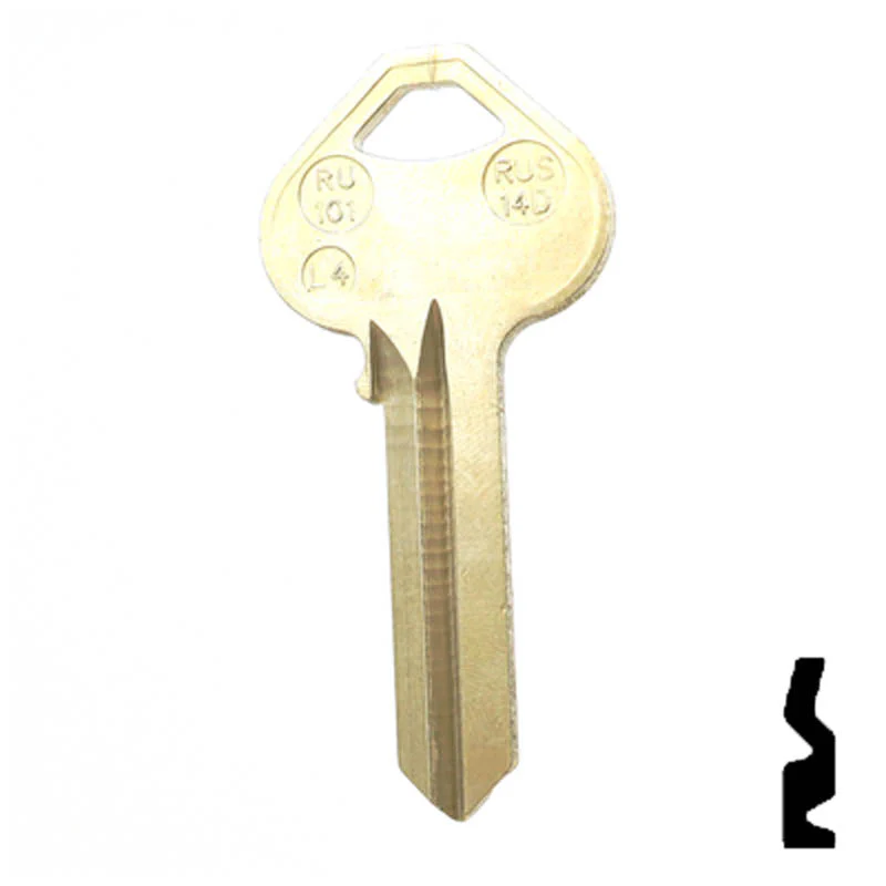 Uncut Key Blank | Corbin Russwin | A1011L4, RU101 - Image 12