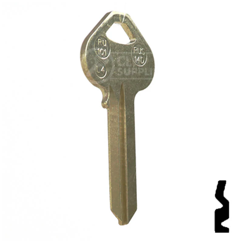 Uncut Key Blank | Corbin Russwin | A1011L4, RU101 - Image 16