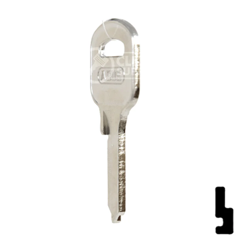 Uncut Key Blank | Abus | for 55/50, 90170 - Image 9