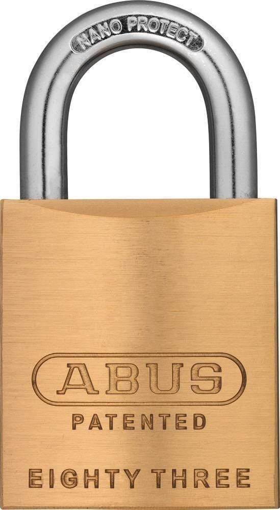 Abus 83/45 Rekeyable Padlock Sargent LA-LC -Brass Body