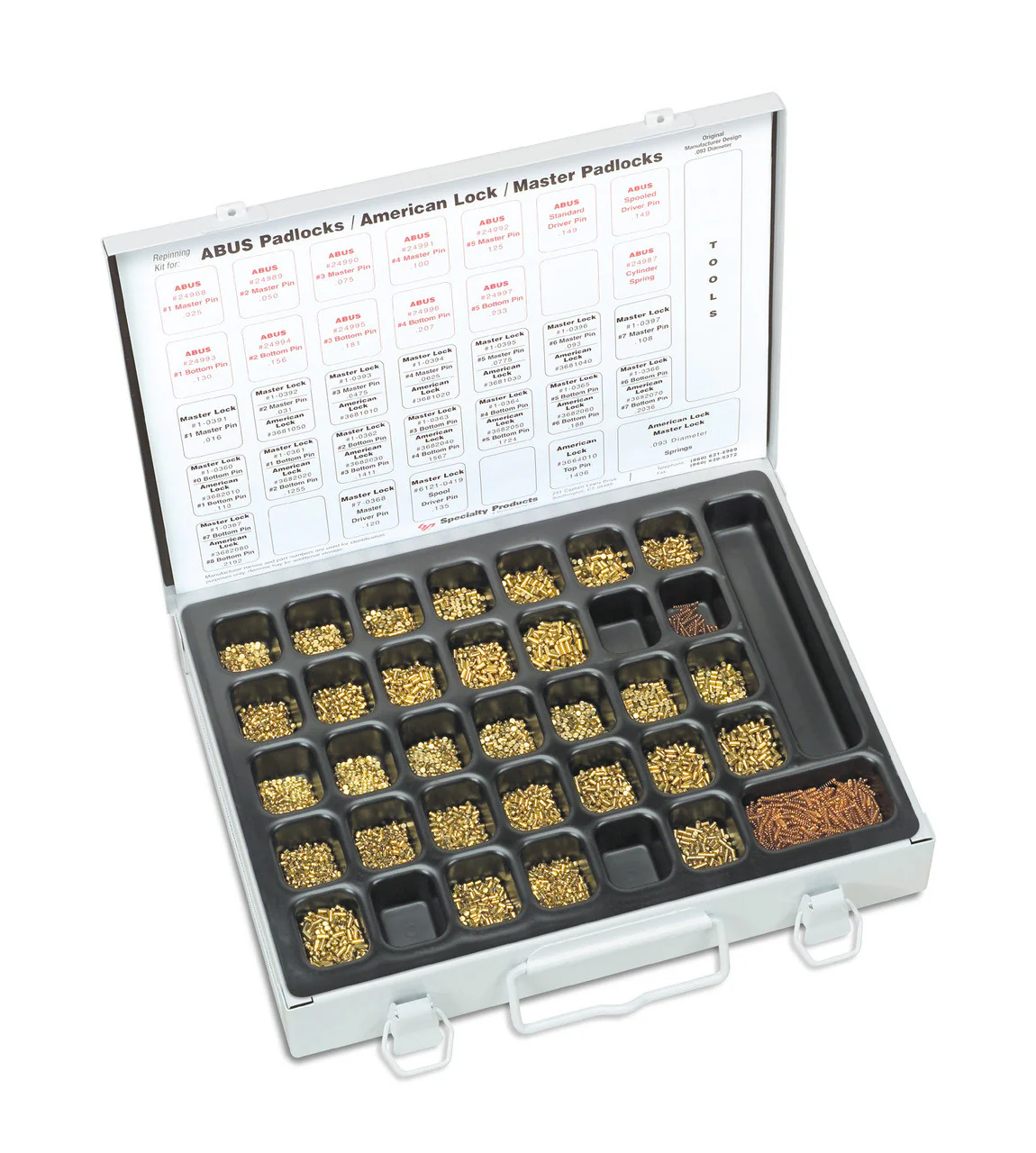 Abus/American/Master Padlocks Re-Keying Kit