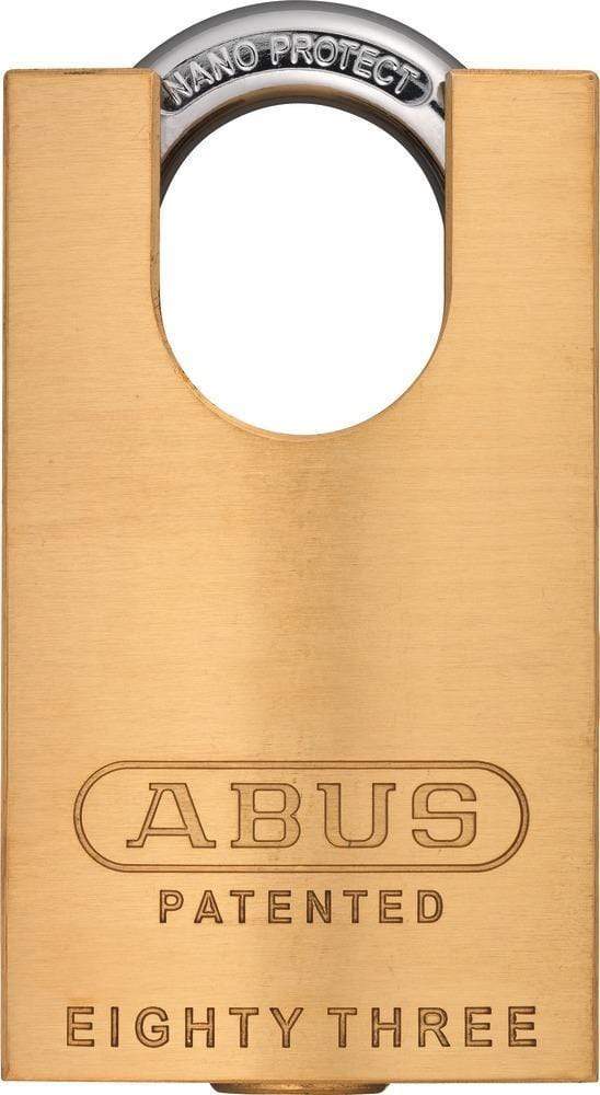 Abus Security 83CS/45 Rekeyable Padlock Without Cylinder -Brass Body