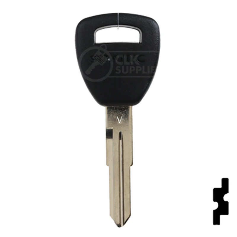Uncut Plastic Head Transponder Key Blank | Acura | HD111