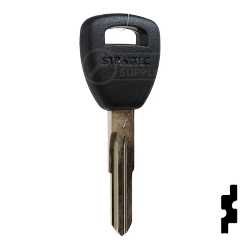 Uncut Plastic Head Transponder Key Blank | Acura | HD111 - Image 3