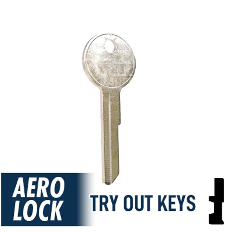 Aero Lock TO-20 Old Chrysler Y149 / Y152 Try-Out Keys - Image 15