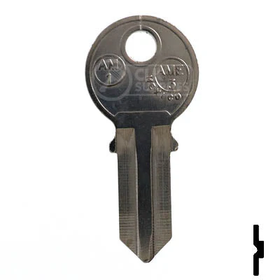 Uncut Key Blank | American Padlock | AM1, 1041C - Image 13