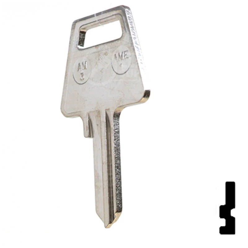 Uncut Key Blank | American Padlock | AM3, 1045 - Image 10