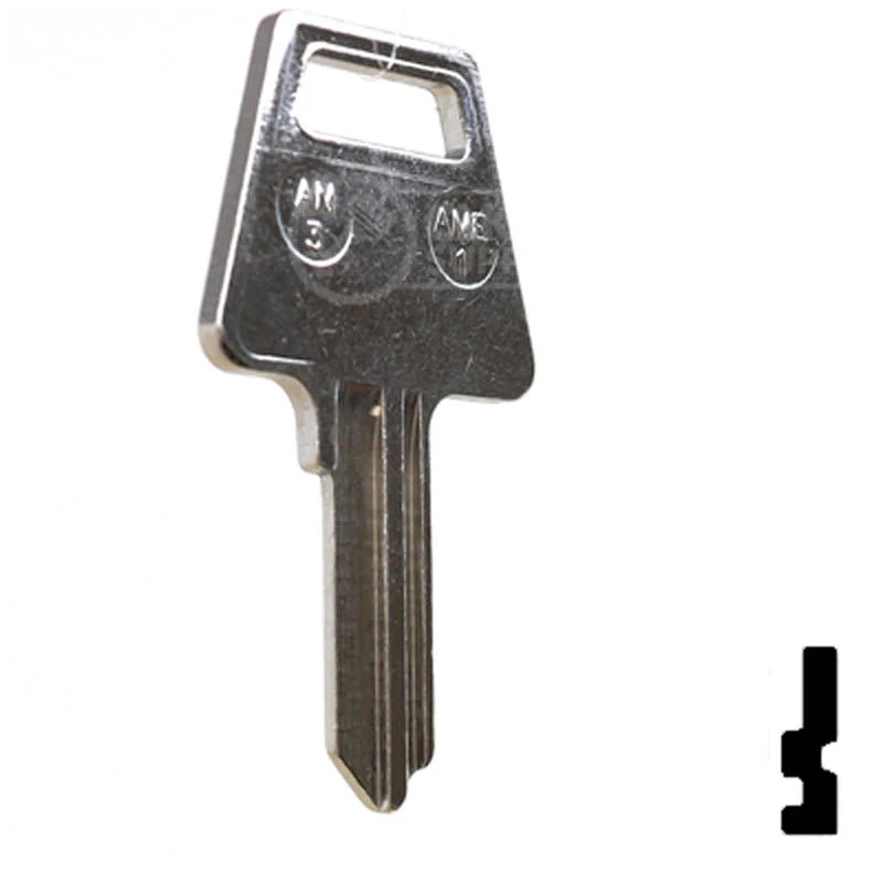 Uncut Key Blank | American Padlock | AM3, 1045 - Image 16