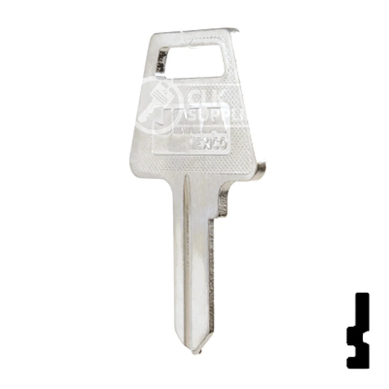 Uncut Key Blank | American Padlock | AME-1, AM3 - Image 22