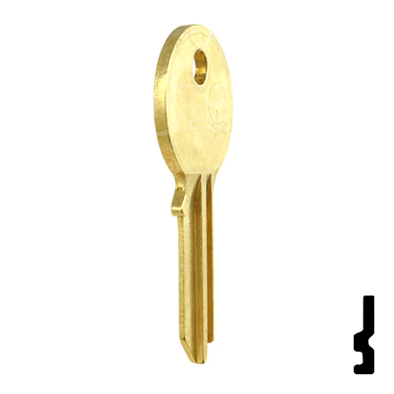 Uncut Key Blank | American Padlock | AM3JU-1-BR, 1046 - Image 18