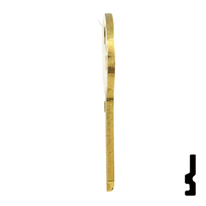 Uncut Key Blank | American Padlock | AM3JU-1-BR, 1046 - Image 8