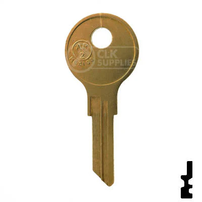 Uncut Key BLank |  Chicago | AP2, 102AM