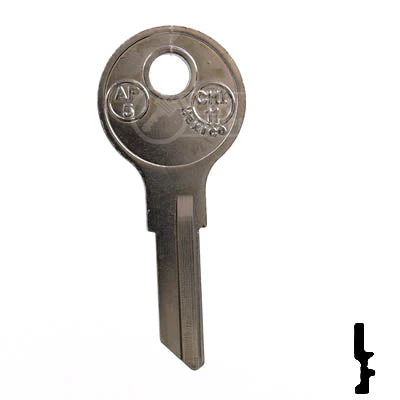 Uncut Key Blank | Chicago | AP5, 105AM - Image 14