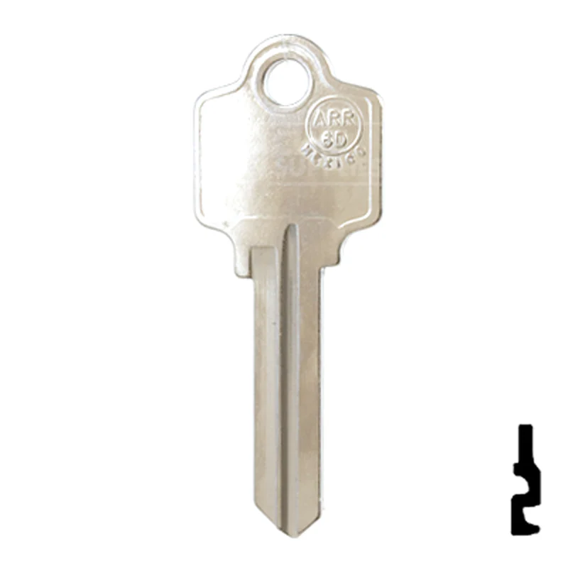 Uncut Key Blank | Arrow | AR3-NP, 6-Pin - Image 12