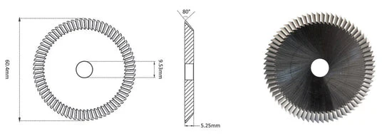 OEM Replacement for AT-U01W Carbide Milling Cutter for Ilco