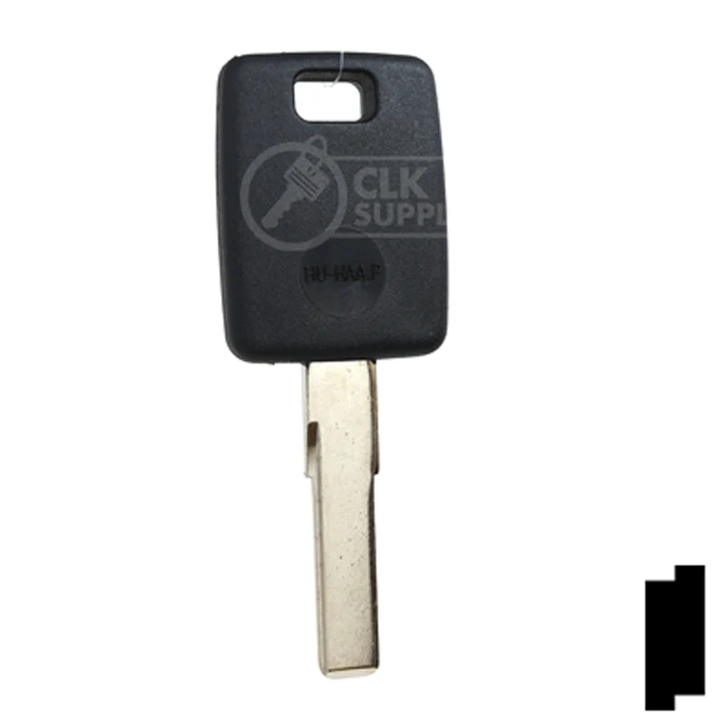 Uncut Transponder Key Blank | Audi | HU66AT6 - Image 15