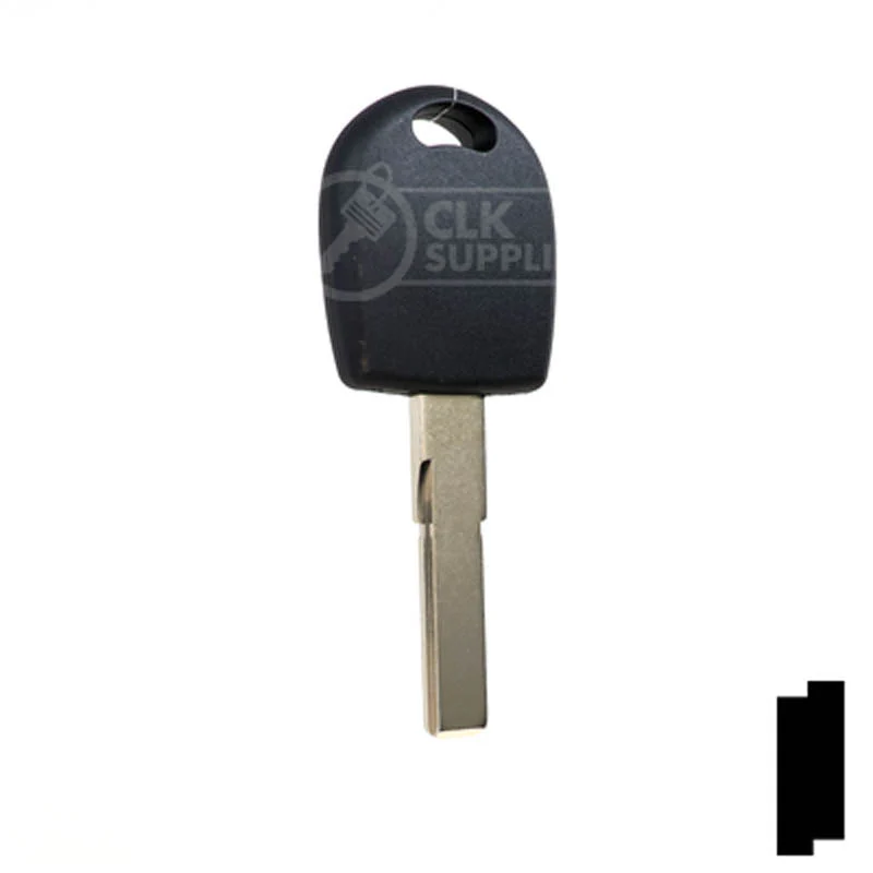 Uncut Key Blank | Audi / Volkswagen Transponder | HU66T24 - Image 3