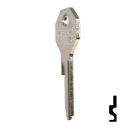 Uncut Key Blank | GM | B10, H1098LA - Image 9
