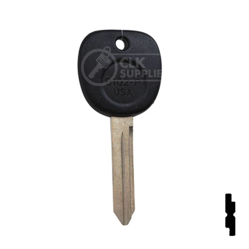 Uncut Key Blank | B102-P | GM - Image 14