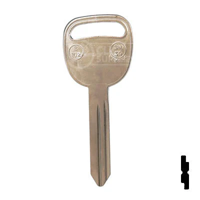 Uncut Key Blank | B102, P1113 | GM - Image 12