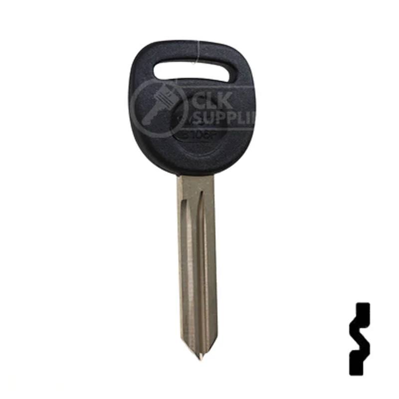 Uncut Key Blank | B106-P | GM - Image 15