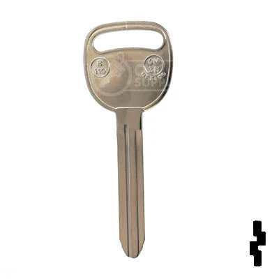 Uncut Key Blank | B110, P1114 | GM Key Blank - Image 12