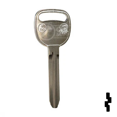 Uncut Key Blank | B110, P1114 | GM Key Blank - Image 14