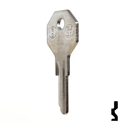 Uncut Key Blank | B2, H1098M | GM Key - Image 10