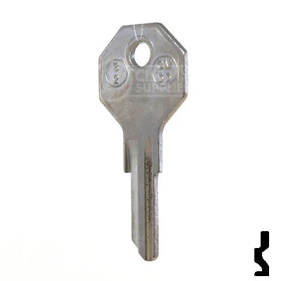 Uncut Key Blank | B2, H1098M | GM Key - Image 11
