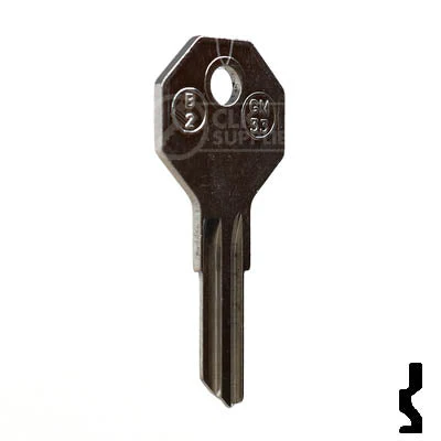 Uncut Key Blank | B2, H1098M | GM Key - Image 16