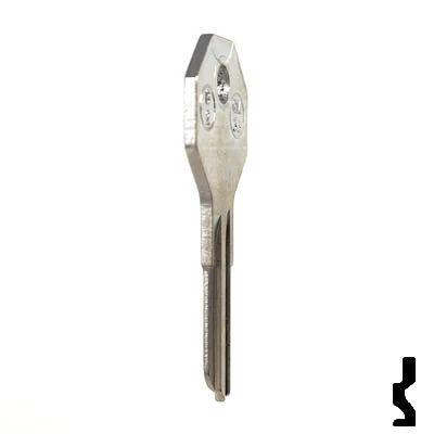 Uncut Key Blank | B2, H1098M | GM Key - Image 18