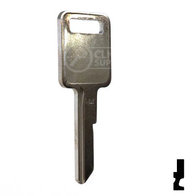 Uncut Key Blank | B44 "E", P1098E | GM Key - Image 16