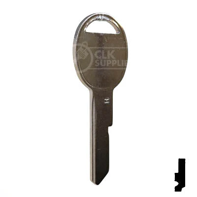 Uncut Key Blank | B45 "H", S1098H | GM - Image 16