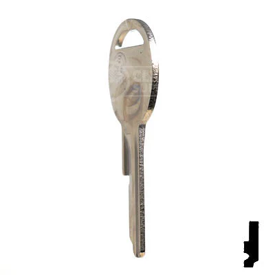 Uncut Key Blank | B45 "H", S1098H | GM - Image 22