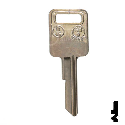 Uncut Key Blank | B46 "J", P1098J | GM Key - Image 13