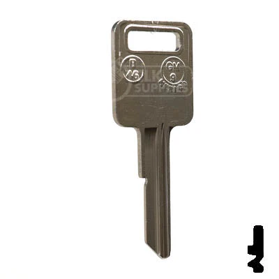 Uncut Key Blank | B46 "J", P1098J | GM Key - Image 14