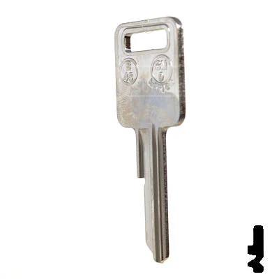 Uncut Key Blank | B46 "J", P1098J | GM Key - Image 9