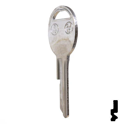 Uncut Key Blank | B47 "K", S1098K | GM Key - Image 10