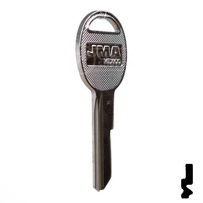 Uncut Key Blank | B47 "K", S1098K | GM Key - Image 4