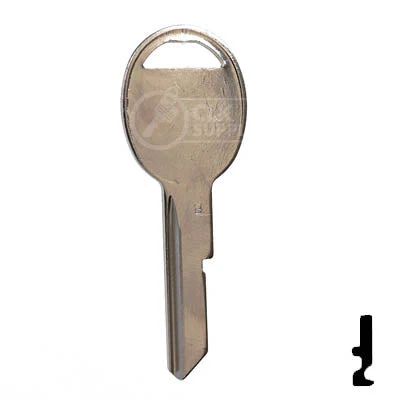 Uncut Key Blank | B49 "B", S1098B | GM Key - Image 13